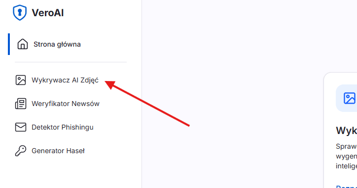 Strona główna pulpitu nawigacyjnego z trzema narzędziami